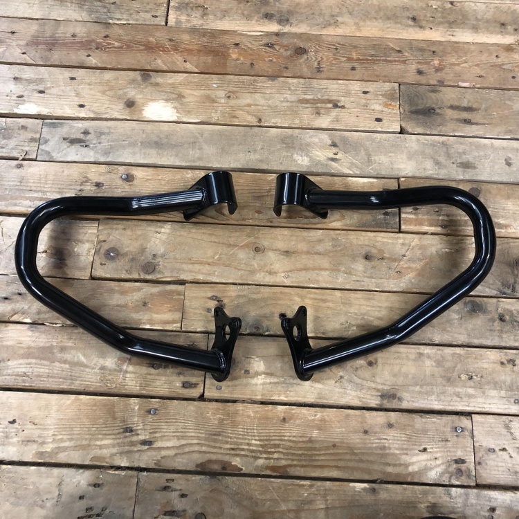 Indian Scout Steel Highway Bars (Pair) - Powdercoated Black